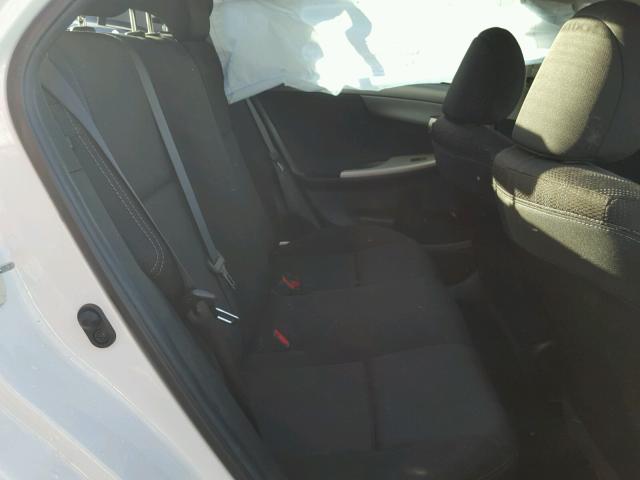 5YFBU4EE6DP221364 - 2013 TOYOTA COROLLA BA WHITE photo 6