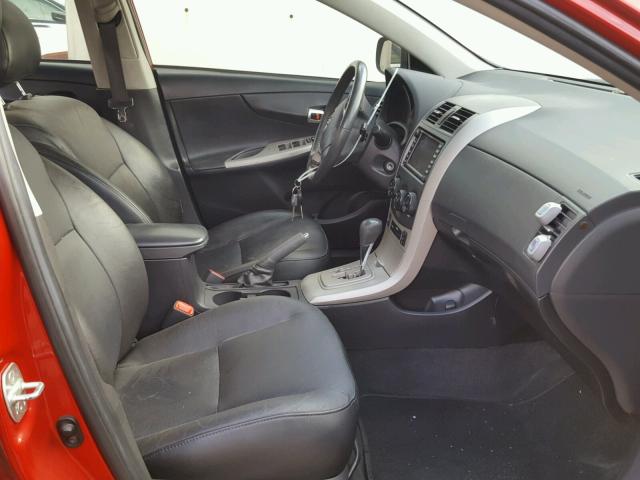 1NXBE40E49Z025045 - 2009 TOYOTA COROLLA XR 红色 照片 5