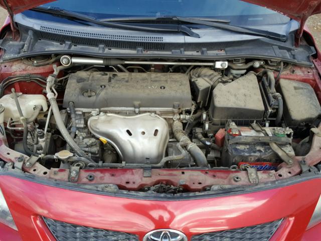 1NXBE40E49Z025045 - 2009 TOYOTA COROLLA XR 红色 照片 7