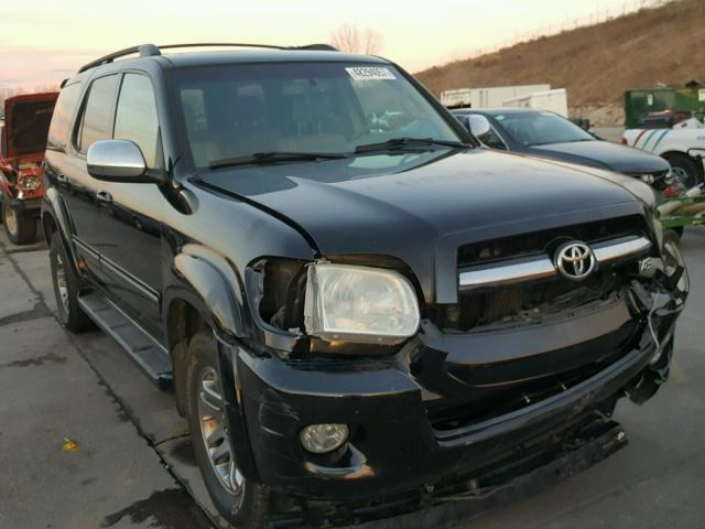 5TDBT48A97S286748 - 2007 TOYOTA SEQUOIA LI BLACK photo 1