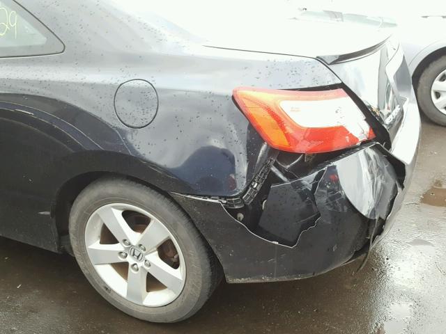 2HGFG118X8H549696 - 2008 HONDA CIVIC EX 黑色 照片 9