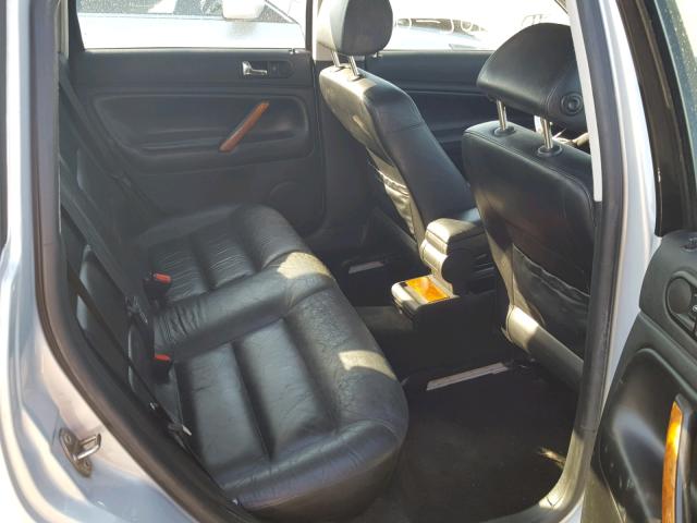 WVWPD23B9YP176477 - 2000 VOLKSWAGEN PASSAT GLX SILVER photo 6