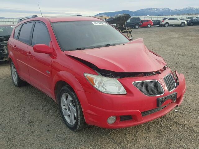 5Y2SM63875Z418849 - 2005 PONTIAC VIBE RED photo 1