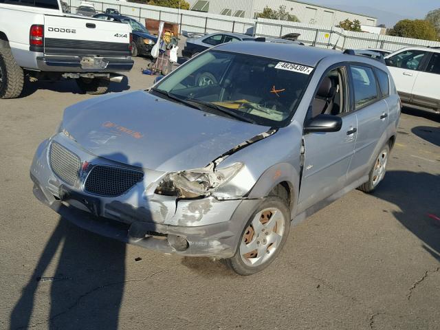 5Y2SL65828Z418309 - 2008 PONTIAC VIBE SILVER photo 2