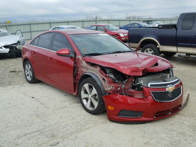 1G1PG5S95B7111634 - 2011 CHEVROLET CRUZE LT RED photo 1