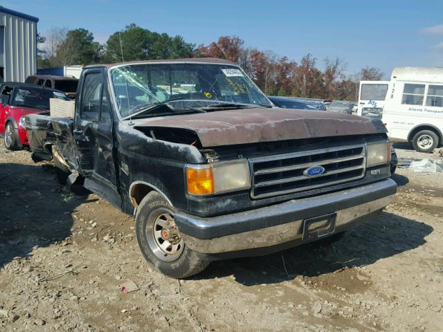 1FTDF15N5LNA89405 - 1990 FORD F150 CHARCOAL photo 1