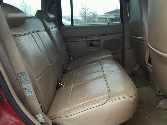 1FMDU34E1VZC34059 - 1997 FORD EXPLORER RED photo 6