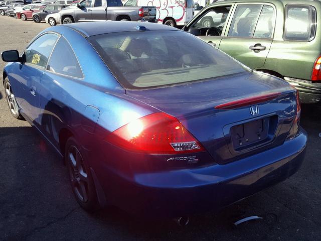 1HGCM82716A013015 - 2006 HONDA ACCORD EX 蓝色 照片 3