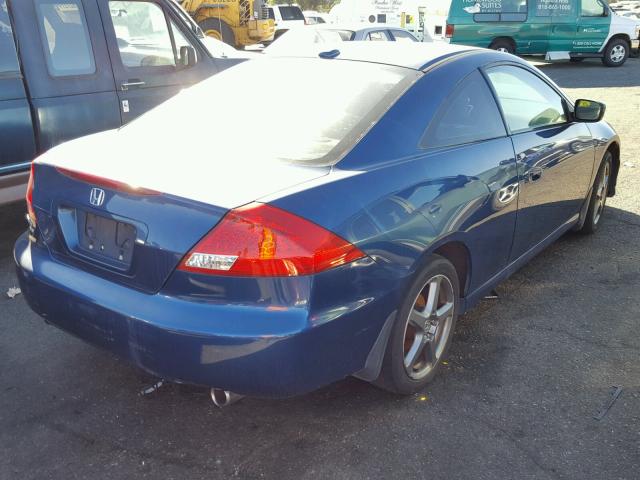 1HGCM82716A013015 - 2006 HONDA ACCORD EX BLUE photo 4