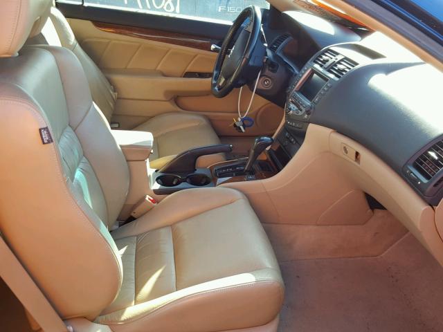 1HGCM82716A013015 - 2006 HONDA ACCORD EX 蓝色 照片 5