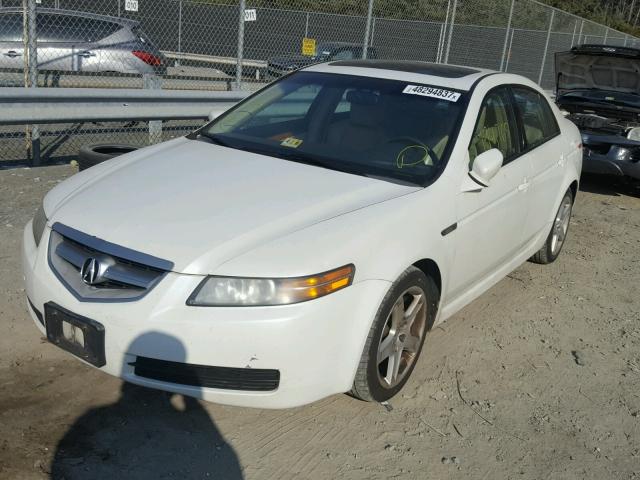 19UUA66286A069856 - 2006 ACURA 3.2TL WHITE photo 2