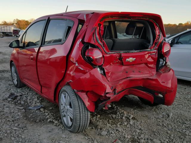 KL8CD6S90FC709060 - 2015 CHEVROLET SPARK 1LT RED photo 3