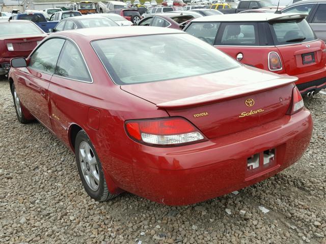 2T1CF22P9YC284117 - 2000 TOYOTA CAMRY SOLA RED photo 3