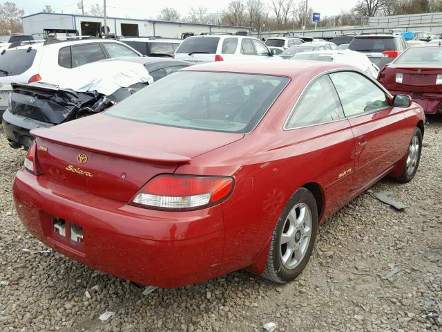 2T1CF22P9YC284117 - 2000 TOYOTA CAMRY SOLA RED photo 4