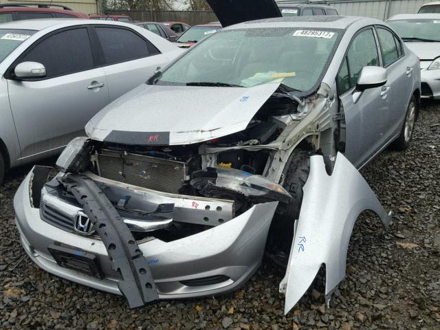 19XFB2F84CE310970 - 2012 HONDA CIVIC EX 银色 照片 2