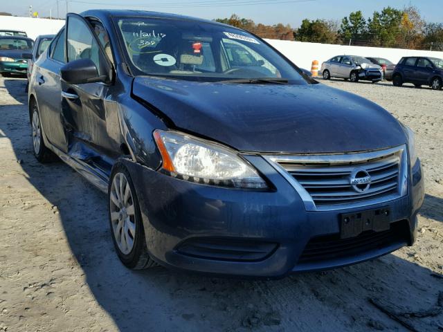 3N1AB7AP6DL728212 - 2013 NISSAN SENTRA S GRAY photo 1