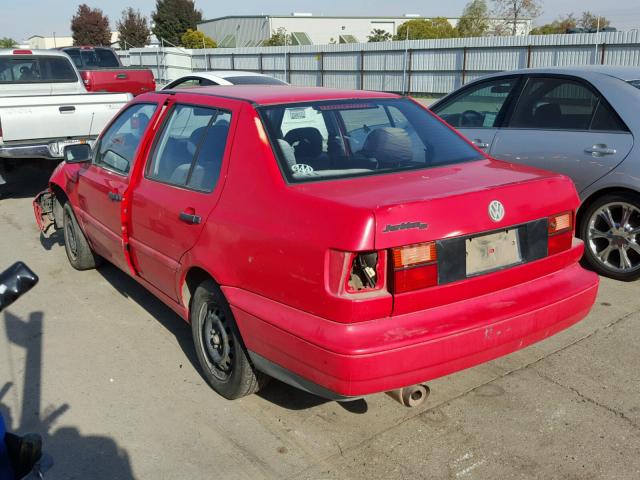 3VWWC81H3SM089712 - 1995 VOLKSWAGEN JETTA III RED photo 3