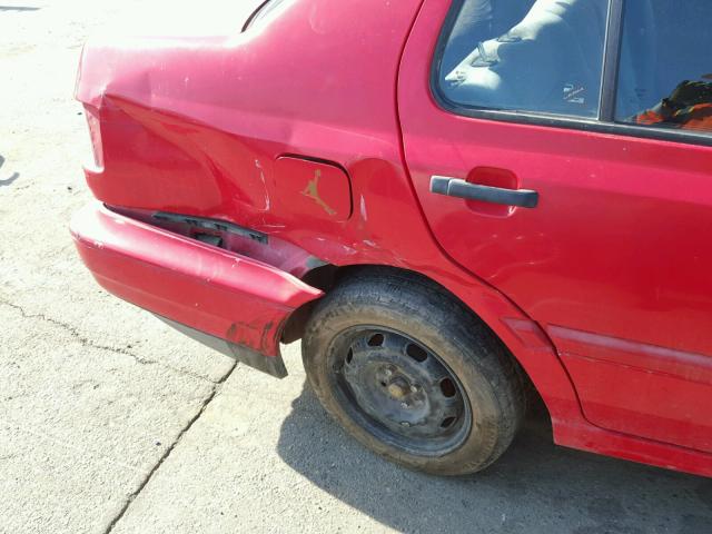 3VWWC81H3SM089712 - 1995 VOLKSWAGEN JETTA III RED photo 9