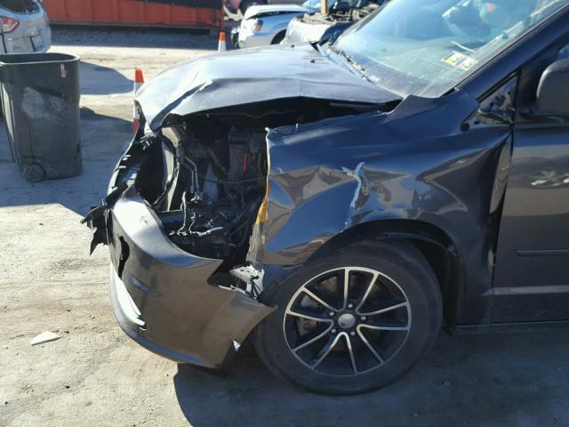 2C4RDGBG8FR650708 - 2015 DODGE GRAND CARA CHARCOAL photo 9