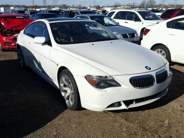 WBAEH13527CR52788 - 2007 BMW 650 I WHITE photo 1