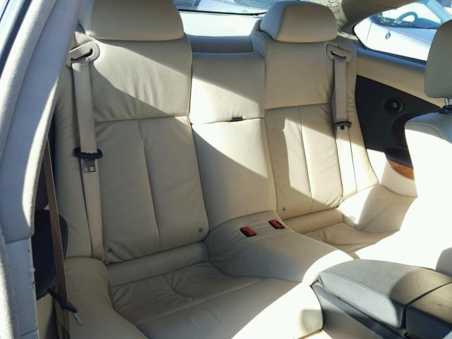WBAEH13527CR52788 - 2007 BMW 650 I WHITE photo 6