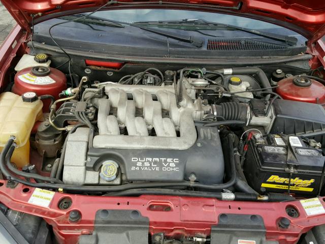 1ZWFT61L5X5667178 - 1999 MERCURY COUGAR V6 RED photo 7