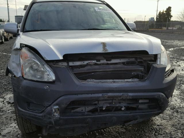 JHLRD78822C094787 - 2002 HONDA CR-V EX SILVER photo 9