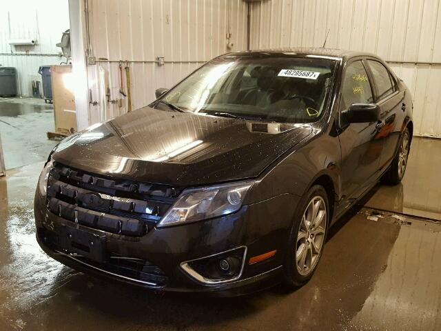 3FAHP0JA1AR238906 - 2010 FORD FUSION SEL BLACK photo 2