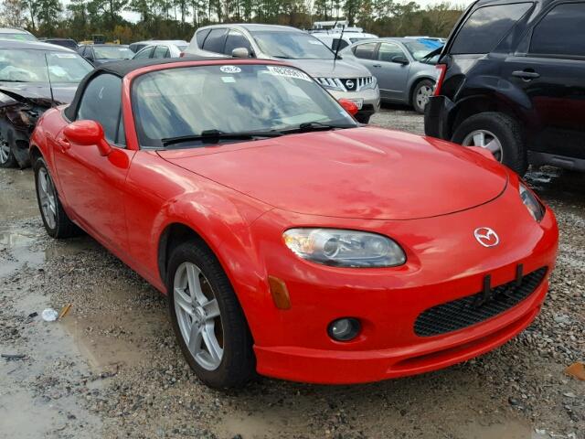 JM1NC25F170135505 - 2007 MAZDA MX-5 MIATA RED photo 1