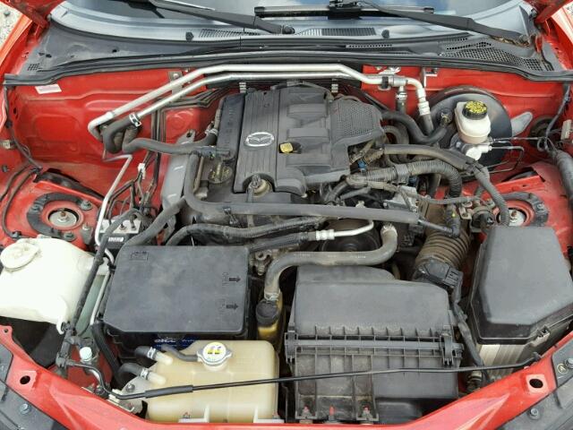 JM1NC25F170135505 - 2007 MAZDA MX-5 MIATA RED photo 7