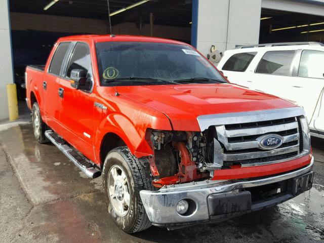 1FTFW1CT8BFA59589 - 2011 FORD F150 SUPER RED photo 1