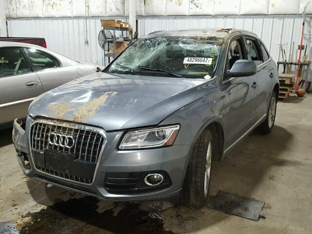 WA1CMAFP4EA064386 - 2014 AUDI Q5 TDI GRAY photo 2