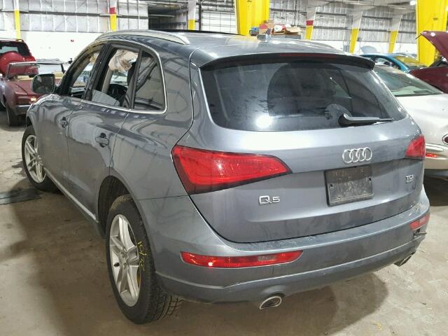 WA1CMAFP4EA064386 - 2014 AUDI Q5 TDI GRAY photo 3