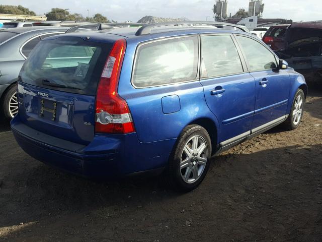 YV1MW390762165510 - 2006 VOLVO V50 2.4I BLUE photo 4