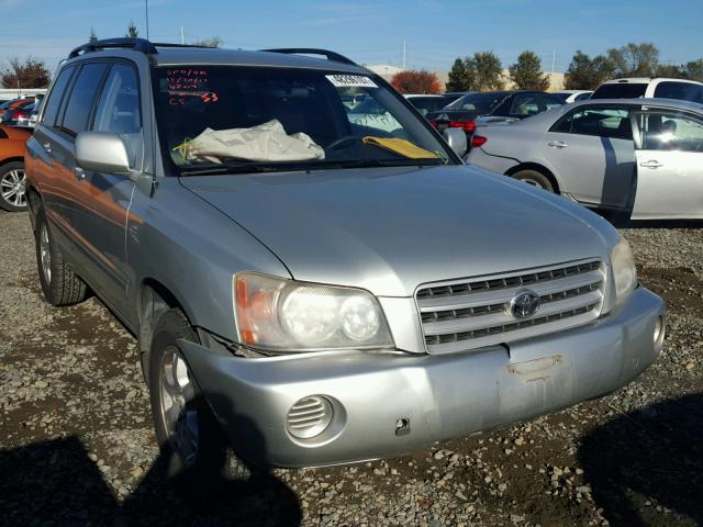 JTEGF21A530118352 - 2003 TOYOTA HIGHLANDER SILVER photo 1