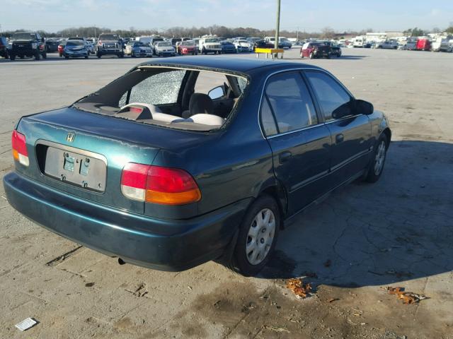 2HGEJ6676WH577714 - 1998 HONDA CIVIC LX GREEN photo 4