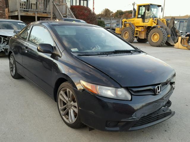 2HGFG21588H709005 - 2008 HONDA CIVIC SI BLACK photo 1