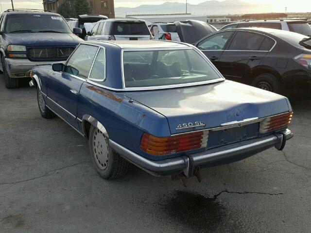 10704412006678 - 1973 MERCEDES-BENZ 450SL BLUE photo 3