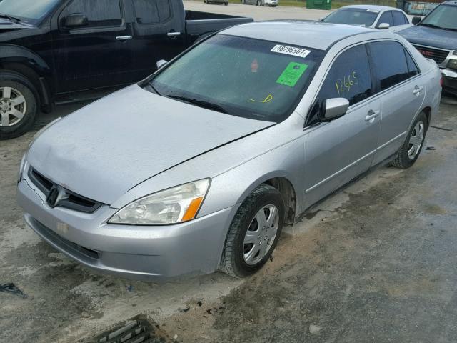 3HGCM56445G706921 - 2005 HONDA ACCORD LX SILVER photo 2