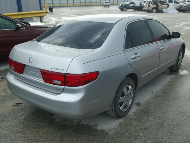 3HGCM56445G706921 - 2005 HONDA ACCORD LX SILVER photo 4