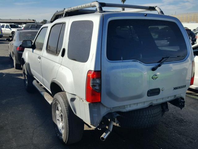 5N1ED28T9YC569326 - 2000 NISSAN XTERRA XE SILVER photo 3