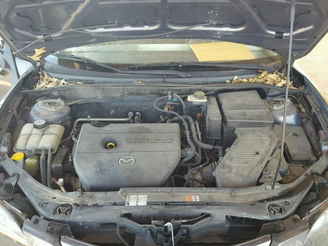 JM1BK32F291207700 - 2009 MAZDA 3 I GRAY photo 7