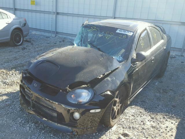 1B3ES66SX5D251766 - 2005 DODGE NEON SRT-4 BLACK photo 2