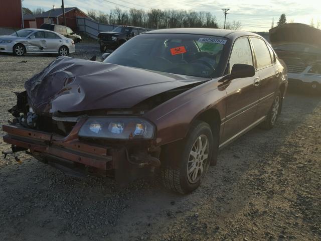 2G1WF52EXY9160069 - 2000 CHEVROLET IMPALA RED photo 2