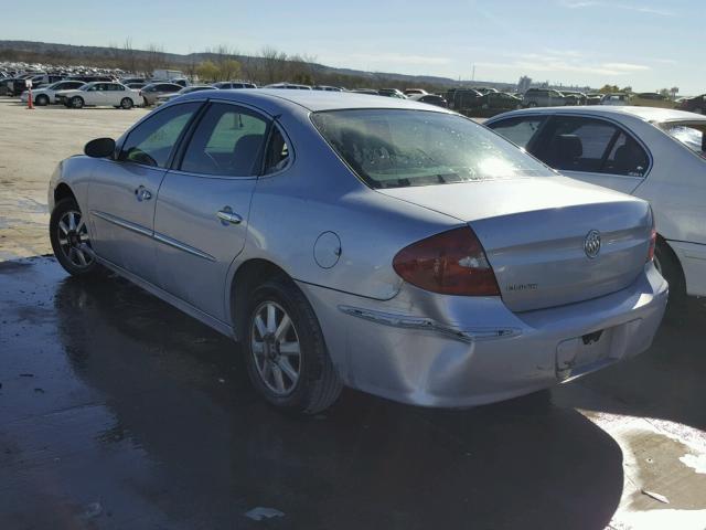 2G4WD532251283789 - 2005 BUICK LACROSSE C SILVER photo 3