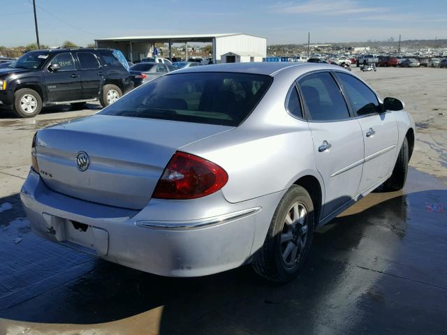 2G4WD532251283789 - 2005 BUICK LACROSSE C SILVER photo 4