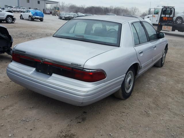 2MELM74W4VX703309 - 1997 MERCURY GRAND MARQ SILVER photo 4