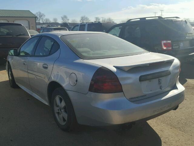 2G2WS522751246933 - 2005 PONTIAC GRAND PRIX SILVER photo 3