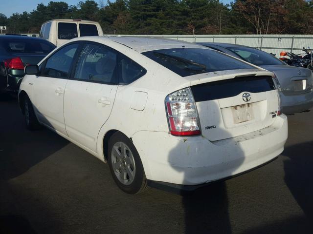 JTDKB20U593522233 - 2009 TOYOTA PRIUS WHITE photo 3