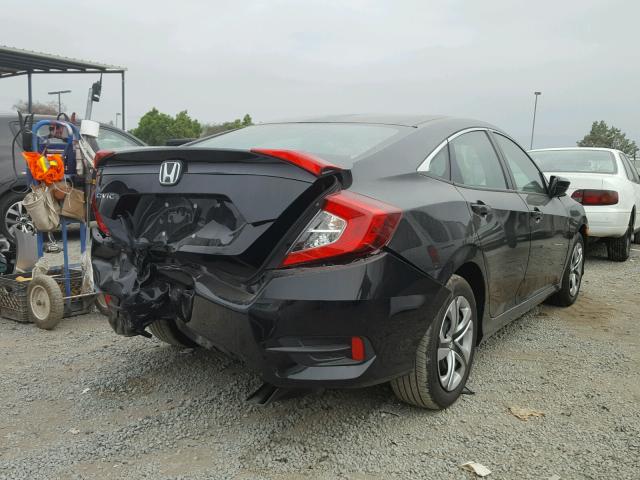 2HGFC2F54GH574298 - 2016 HONDA CIVIC LX BLACK photo 4